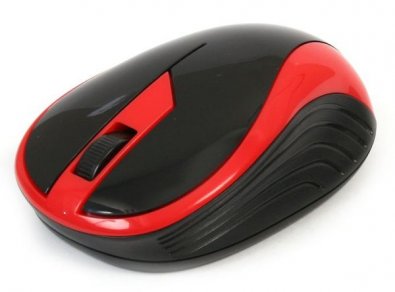 Мишка, Omega OM-415 Wireless Червона/Чорна