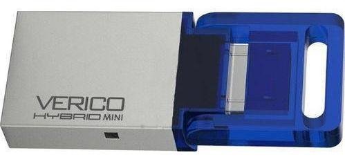 Флешка USB Verico Hybrid Mini 16GB 1UDOV-RIBEG3-NN Blue