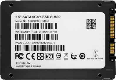 Твердотільний накопичувач A-Data SU800 128GB ASU800SS-128GT-C