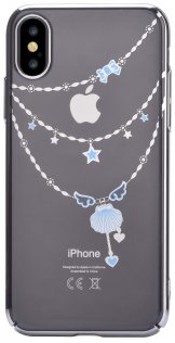 Чохол Devia for iPhone X - Crystal Shell case Silver 