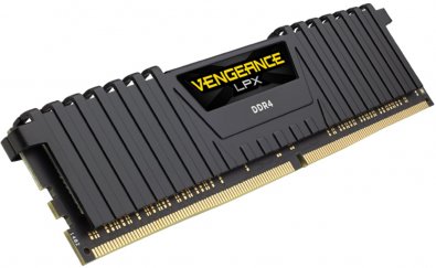 Оперативна пам’ять Corsair Vengeance LPX Black DDR4 1x16GB CMK16GX4M1A2400C16