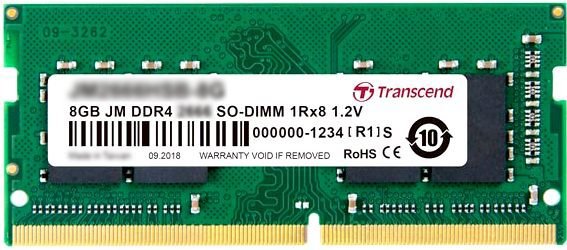 Оперативна пам’ять Transcend JetRam DDR4 1x8GB JM2666HSB-8G