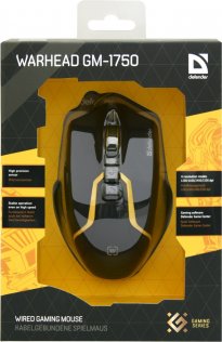 Миша Defender Warhead GM-1750 Black (52750)