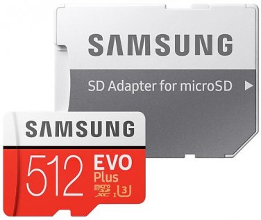 Карта пам'яті Samsung Evo Plus Micro SDXC 512GB MB-MC512GA/RU