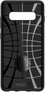 Чохол-накладка Spigen для Samsung Galaxy S10 - Case Liquid Air Matte Black