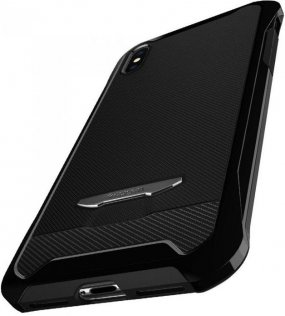 Чохол Spigen for Apple iPhone X - Reventon Jet Black + 2 захисних скла