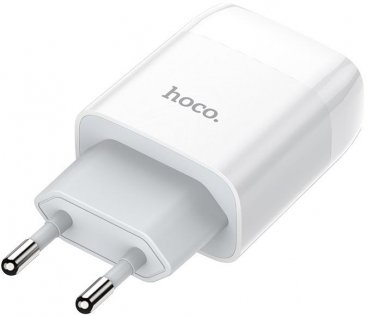 Зарядний пристрій Hoco C73A Glorious with Type-C Cable White (C73A Type-C White)