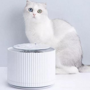 Розумна поїлка для тварин Furrytail Smart Cat Water Dispenser White