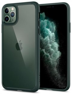 Чохол-накладка Spigen для iPhone 11 Pro - Ultra Hybrid Midnight Green