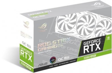 Відеокарта RTX 2080 Super Rog Strix White OC Edition (STRIX-RTX2080S-O8G-WHITE)