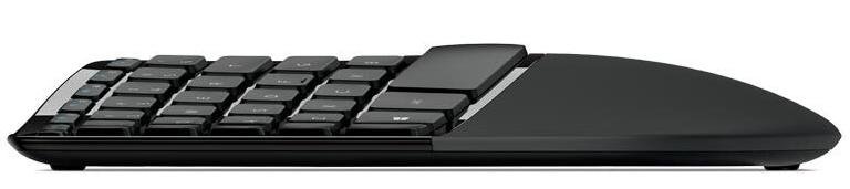  Клавіатура мультимедійна Microsoft Sculpt Ergonomic Keyboard Wireless Black (5KV-00005)
