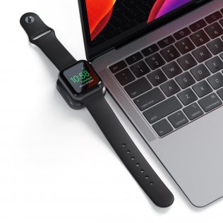 Док-станція Satechi Magnetic Charging Dock for Apple Watch Space Gray (ST-TCMCAWM)