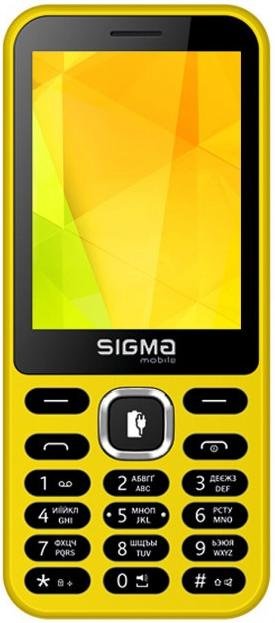 Мобільний телефон SIGMA X-Style 31 Power Yellow