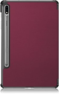 Чохол для планшета BeCover for Samsung Galaxy Tab S7 T875 - Smart Case Red Wine (705224)