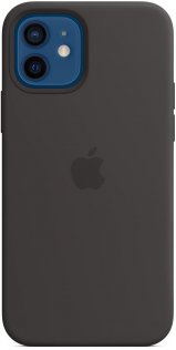 Чохол Apple for iPhone 12/12 Pro - Silicone Case with MagSafe Black (MHL73)