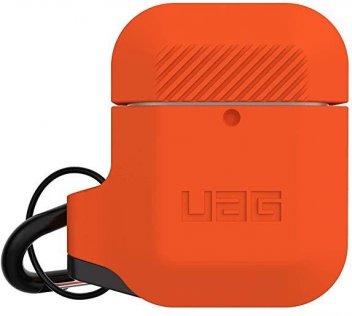 Чохол Urban Armor Gear for Airpods - Silicone Case Orange/Grey (10185E119732)
