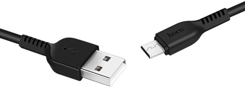 Кабель Hoco X20 AM / Micro USB 3m Black