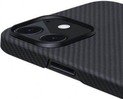  Чохол Pitaka for Apple iPhone 12 Mini - Air Case Black/Grey (KI1201A)