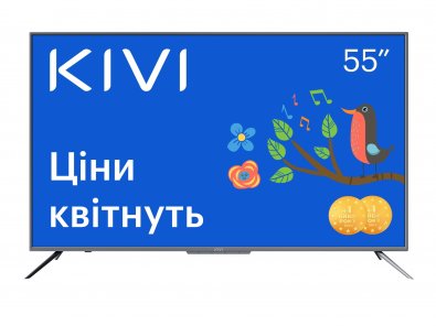 Телевізор LED Kivi 55U730GU (Android TV, Wi-Fi, 3840x2160)
