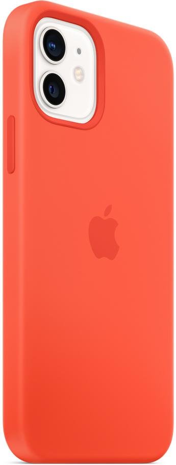 Чохол Apple for iPhone 12/12 Pro - Silicone Case with MagSafe Electric Orange (MKTR3ZM/A)