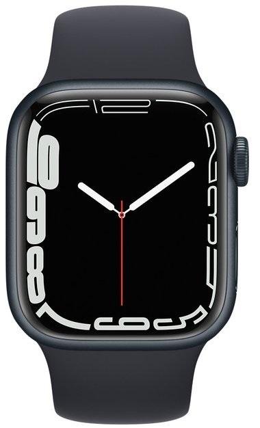 Смарт годинник Apple Watch Series 7 GPS - 41mm Midnight Aluminum Case (MKMX3)