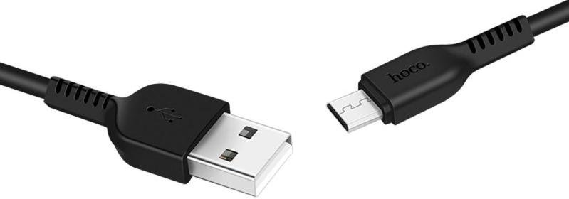 Кабель Hoco X20 AM / Micro USB 1m Black (X20 MicroB Black 1м)