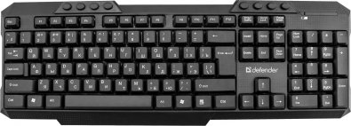 Комплект клавіатура+миша Defender Jakarta C-805 Wireless Black (45805)