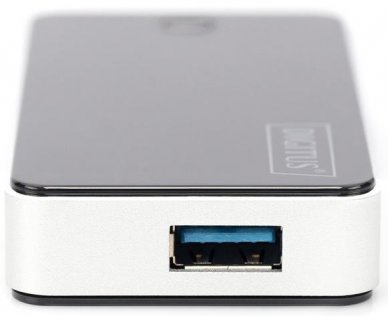 USB-хаб Digitus DA-70231 Black/Silver
