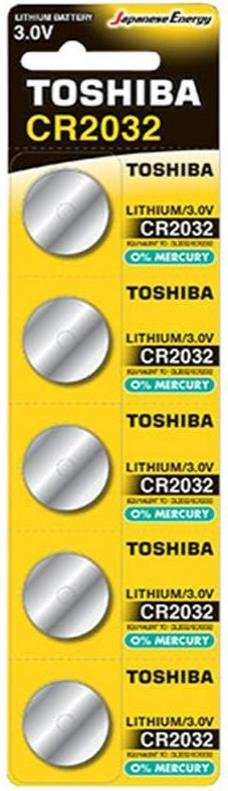 Батарейка Toshiba CR2032 BP (BL/5) (00152703 / 00167260)