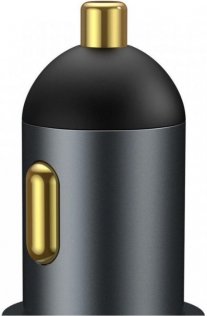 Зарядний пристрій Baseus 2USB Fast Charge with Cigarette Portr 120W Black (CCBX-120C)