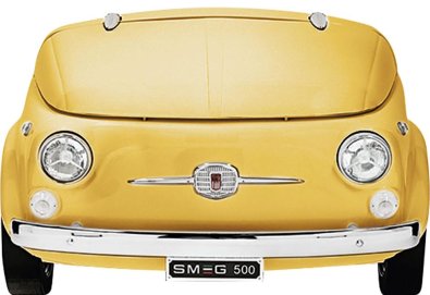 Холодильник однодверний Smeg Fiat 500 Yellow (SMEG500G)