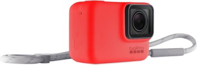 Захисний бокс для камери GoPro Hero5/Hero6/Hero7 Firecracker Red + ремінець (ACSST-012)