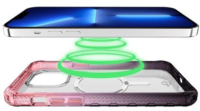 Чохол iTSkins for iPhone 14 Pro Max SUPREME R PRISM with MagSafe light pink and grey (AP4M-SUPMA-LPGR) Немає посилань