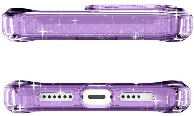 Чохол iTSkins for iPhone 14/13 SUPREME R SPARK with MagSafe Spark Light Purple (AP4N-MGSPA-SPLP)
