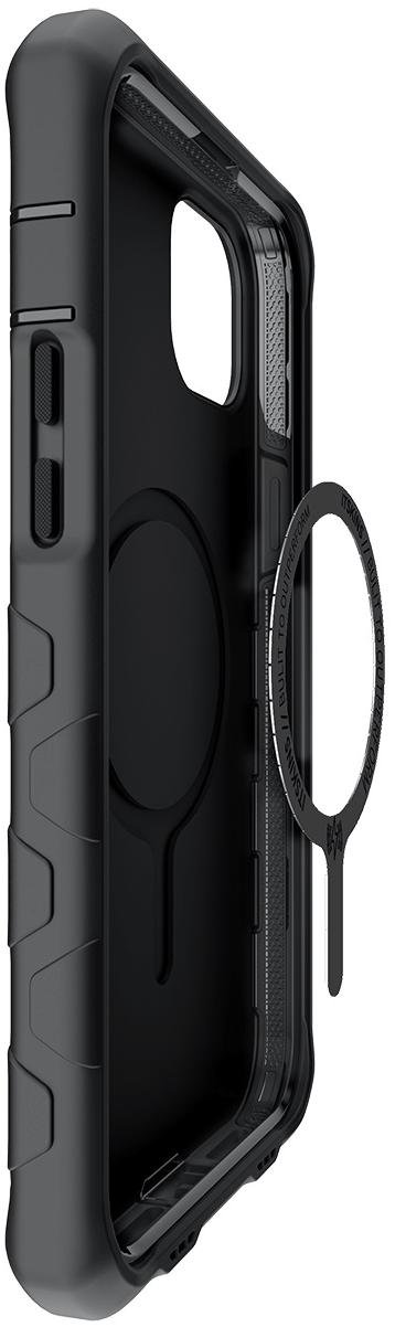 Чохол iTSkins for iPhone 14/13 VAULT R SOLID with MagSafe Charcoal Black (AP4N-VAMSO-CABL)