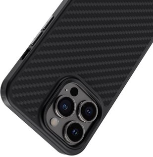 Чохол Blueo for iPhone 14 Pro Max - Armor Aramid Fiber Anti-Drop Case Black