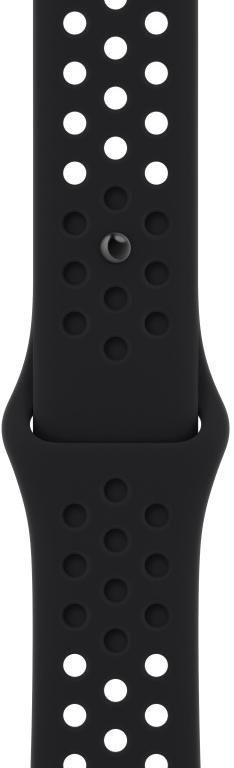 Ремінець Apple for Apple Watch 45mm - Nike Sport Band Black/Black (MPH43)