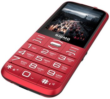 Мобільний телефон SIGMA Comfort 50 Grace Red (4827798121825)