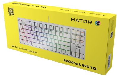 Клавіатура Hator Rockfall EVO White (HTK-631)