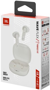 Навушники JBL Wave Flex White (JBLWFLEXWHT)