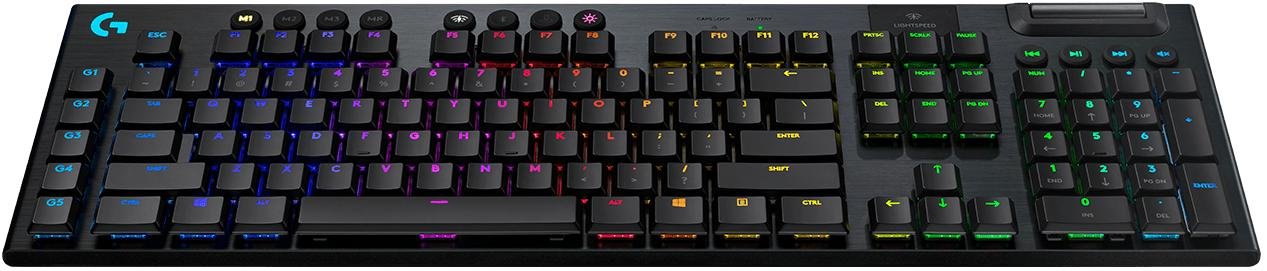 Клавіатура Logitech G915 Lightspeed RGB Mechanical US International Tactile Wireless Black (920-008910)