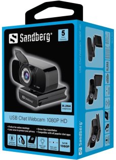 Web-камера Sandberg USB Chat Webcam 1080P HD (134-15)