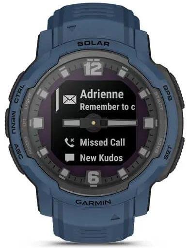 Смарт годинник Garmin Instinct Crossover Solar Tidal Blue (010-02730-02)