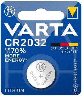 Батарейка Varta Lithium CR2032 BL/1 (06032101401)