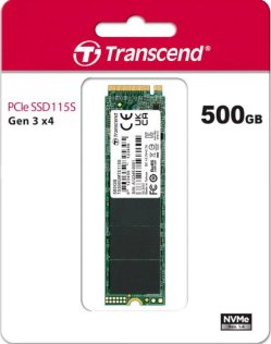 SSD-накопичувач Transcend 115S 2280 PCIe 3.0 x4 NVMe 500GB (TS500GMTE115S)