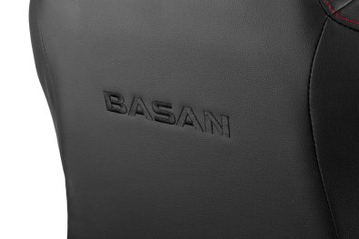 Крісло 2E Basan Black/Red (2E-GC-BAS-BKRD)
