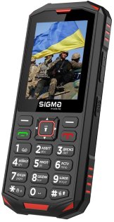 Мобільний телефон SIGMA X-treme PA68 Black/Red (4827798466520)