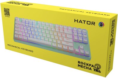 Клавіатура Hator Rockfall 2 Mecha TKL Aurum Orange USB Mint (HTK-723)