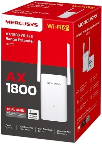 Репітер Wi-Fi Mercusys ME70X