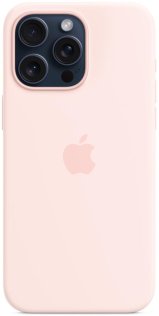 Чохол Apple for iPhone 15 Pro Max - Silicone Case with MagSafe Light Pink (MT1U3)